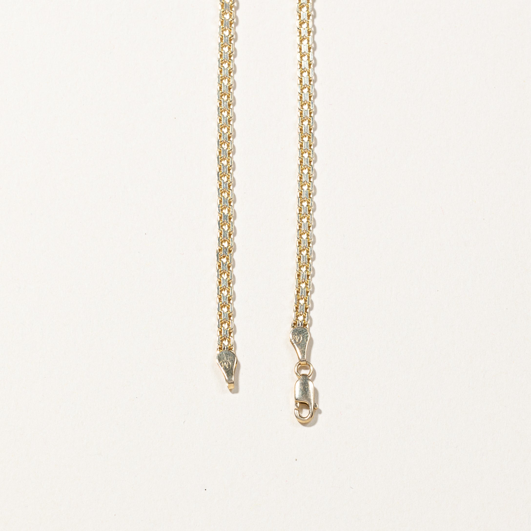 14k Yellow Gold Double Cable Chain | 18"