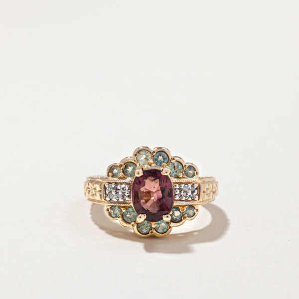 Multi Gem Cocktail Ring | 1.96ctw | SZ 6 |