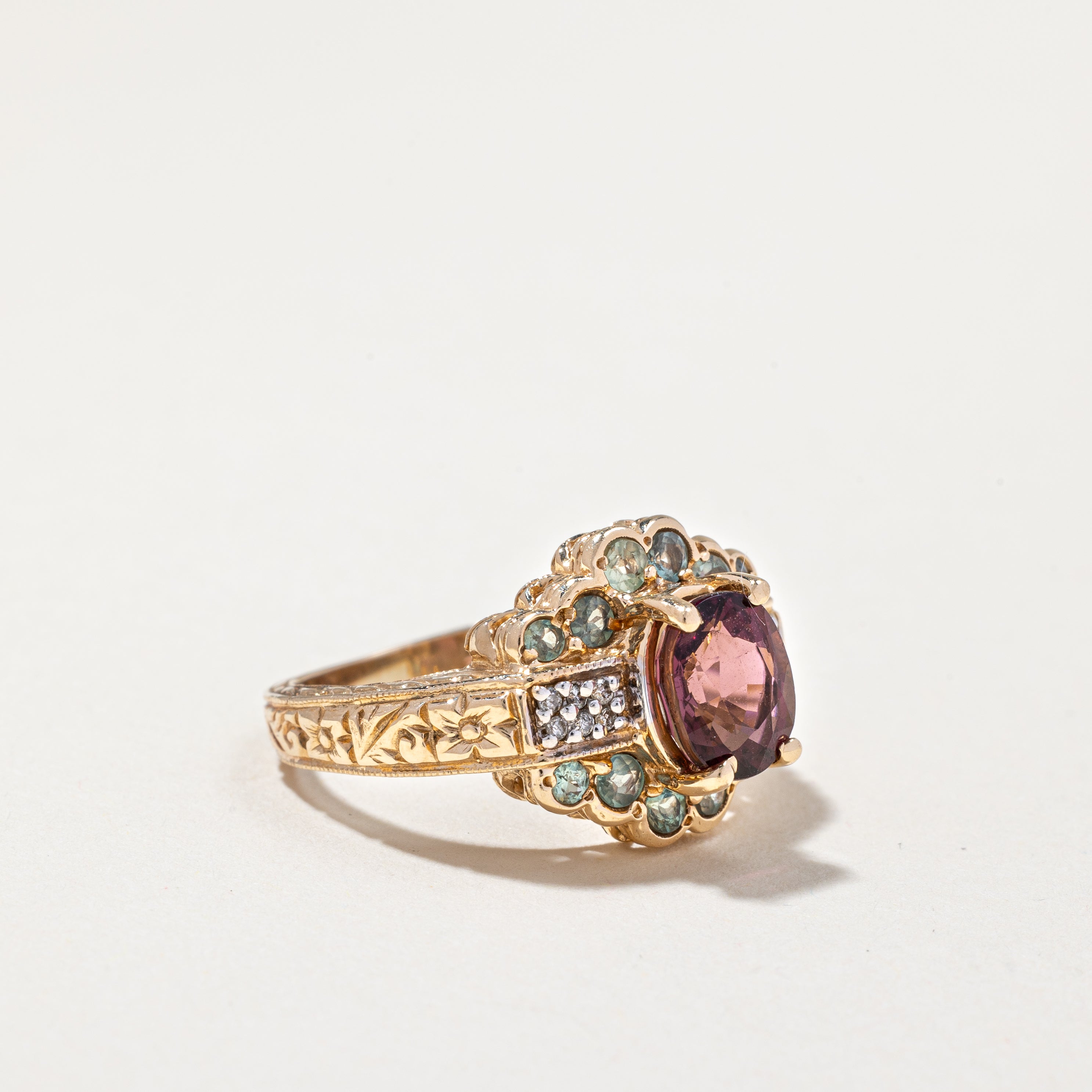 Multi Gem Cocktail Ring | 1.96ctw | SZ 6 |