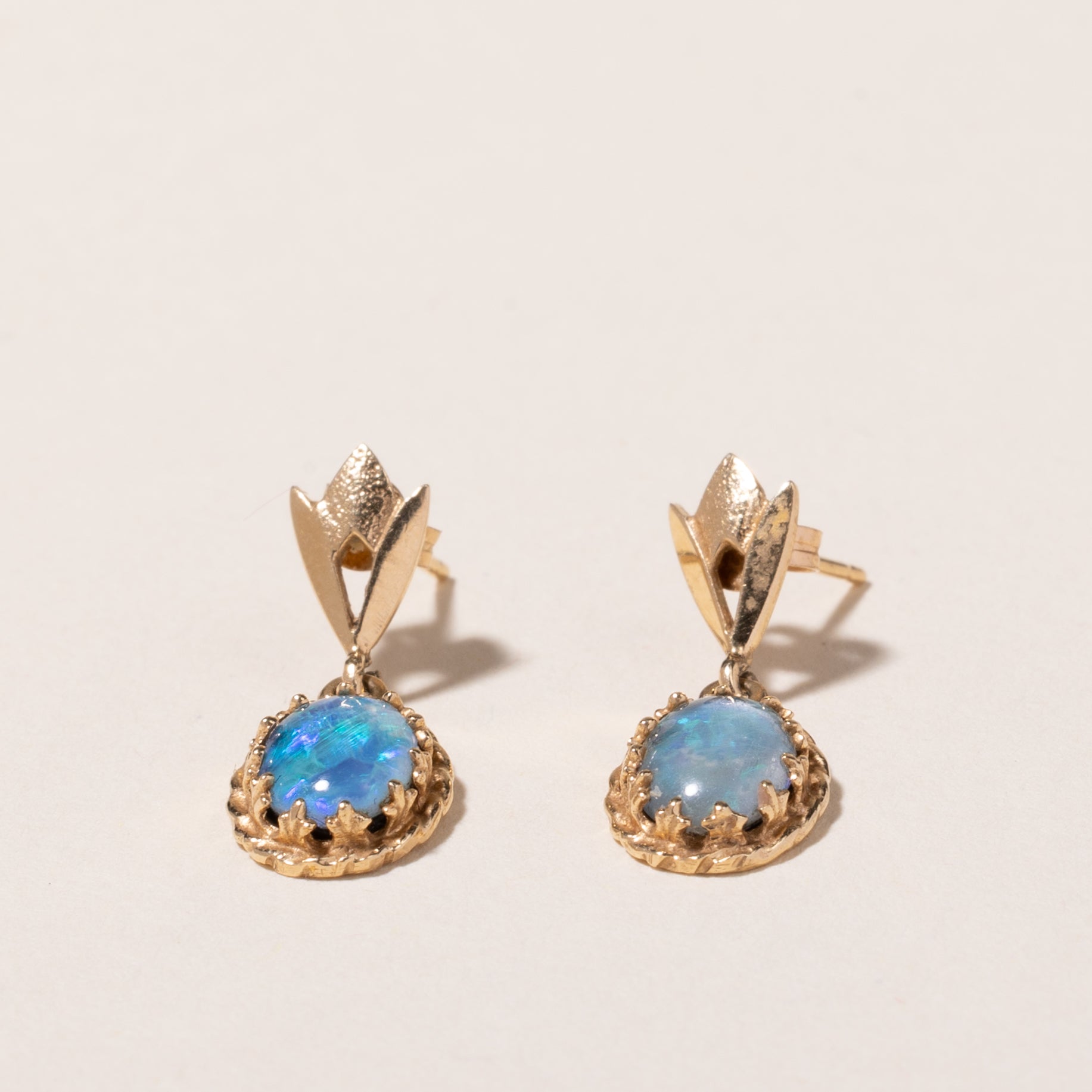 Opal Triplet Drop Earrings | 2.20ctw |