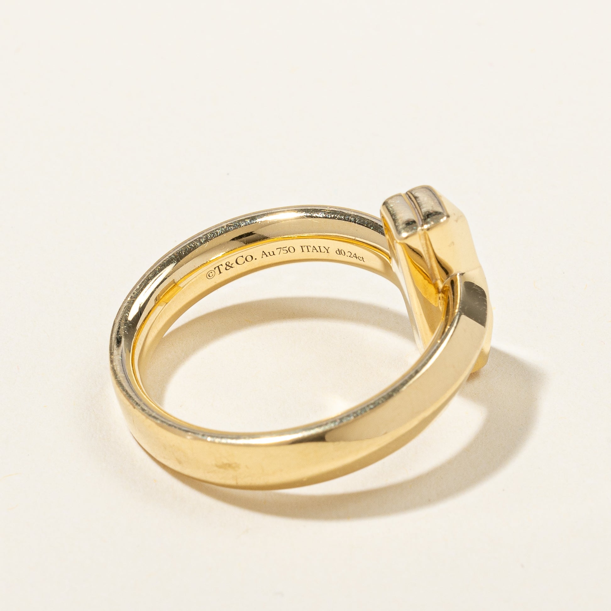 'Tiffany & Co' Tiffany T T1 Ring | 0.24ctw | SZ 7.75 |