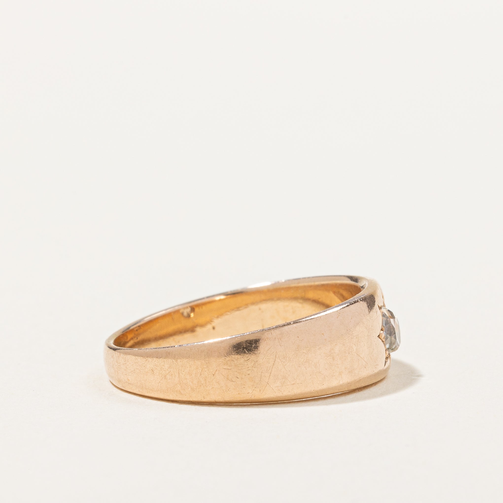 Bague étoile en diamant taille ancienne | 0,23 ct | Taille 7,25 | 