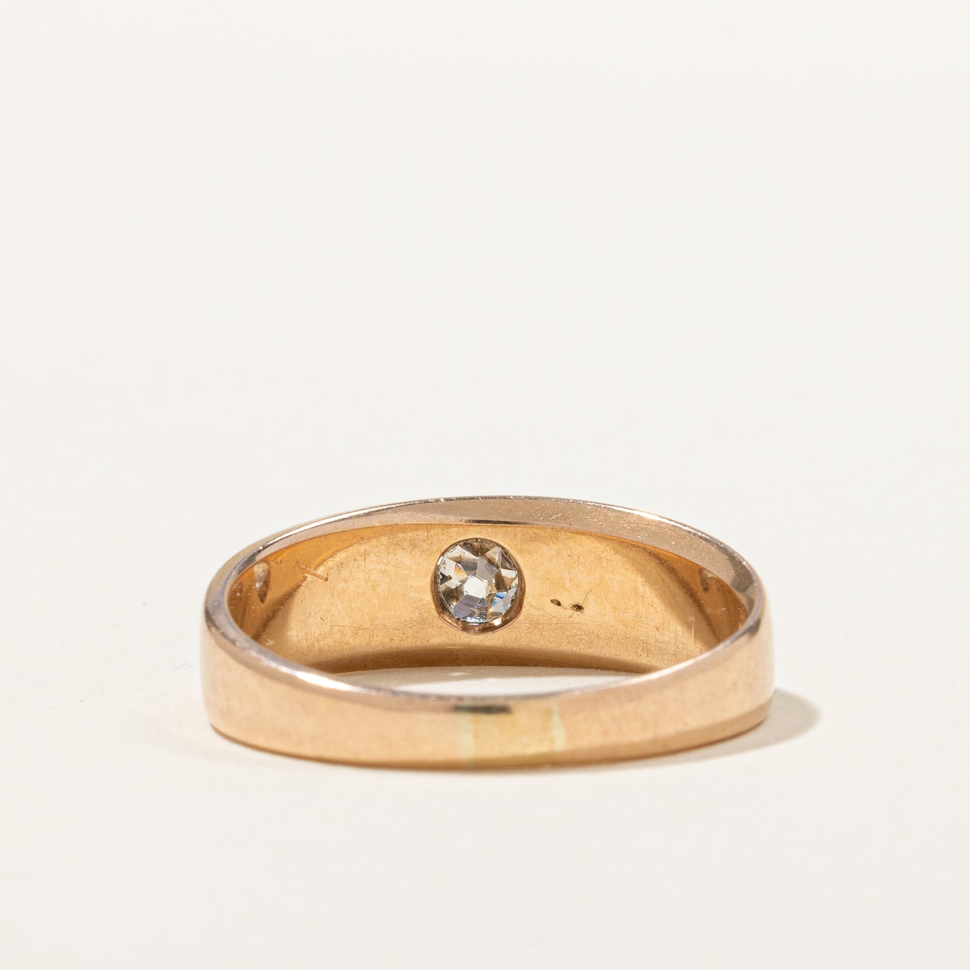 Bague étoile en diamant taille ancienne | 0,23 ct | Taille 7,25 | 