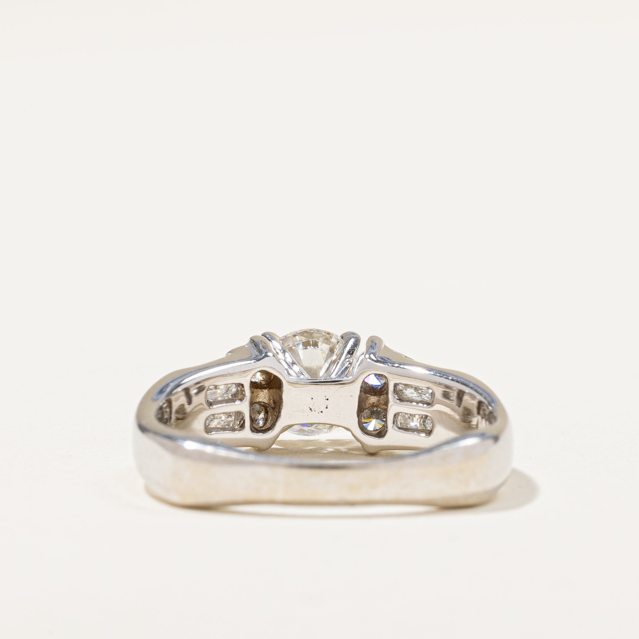 Diamond Engagement Ring | 0.78ct SI1 G | 0.36ctw | SZ 7.25 |