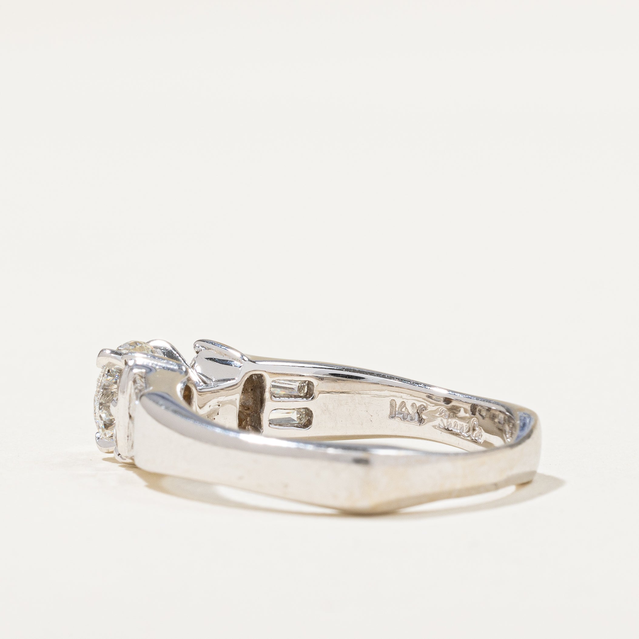 Diamond Engagement Ring | 0.78ct SI1 G | 0.36ctw | SZ 7.25 |