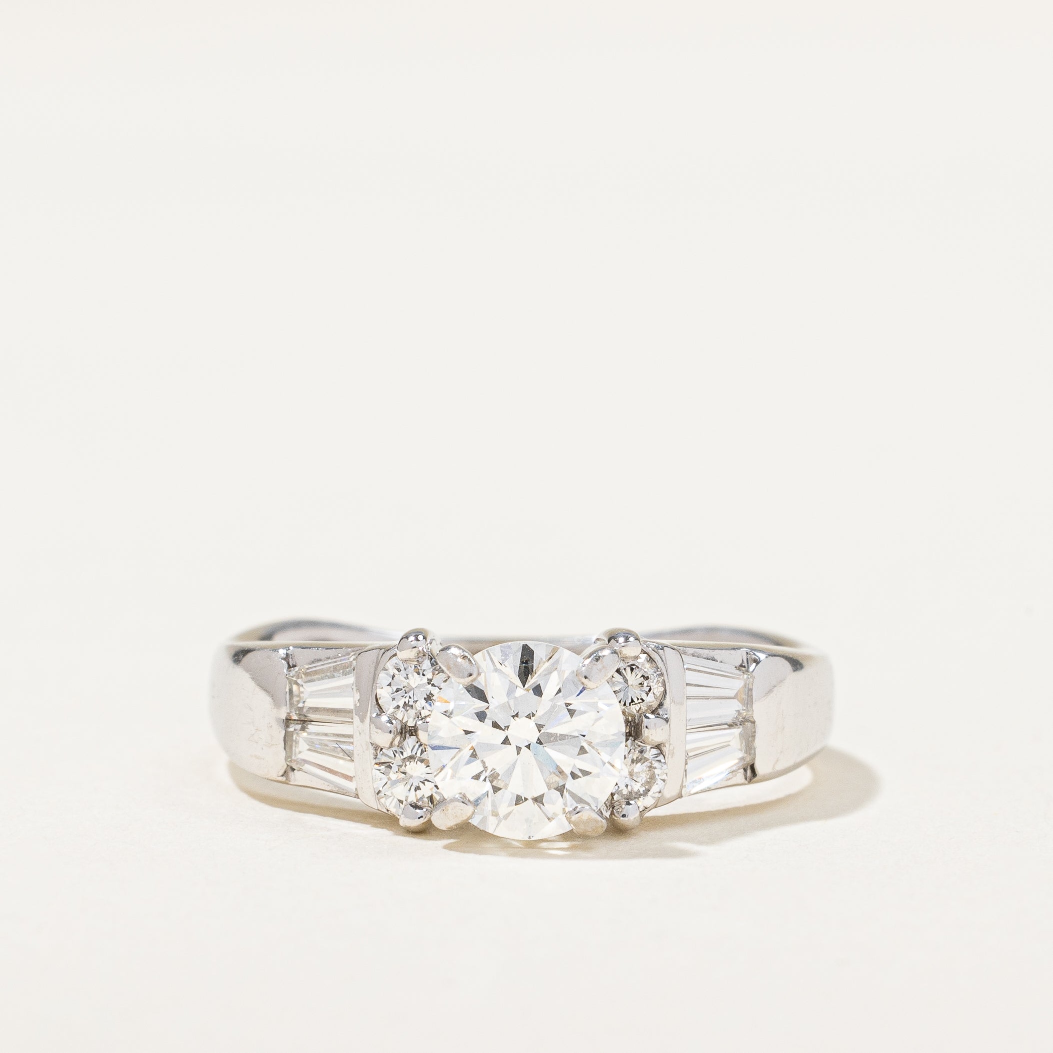 Diamond Engagement Ring | 0.78ct SI1 G | 0.36ctw | SZ 7.25 |