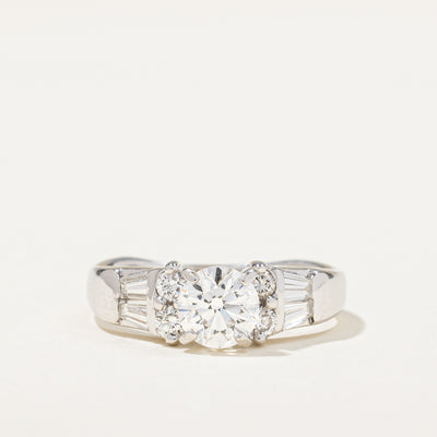 Diamond Engagement Ring | 0.78ct SI1 G | 0.36ctw | SZ 7.25 |