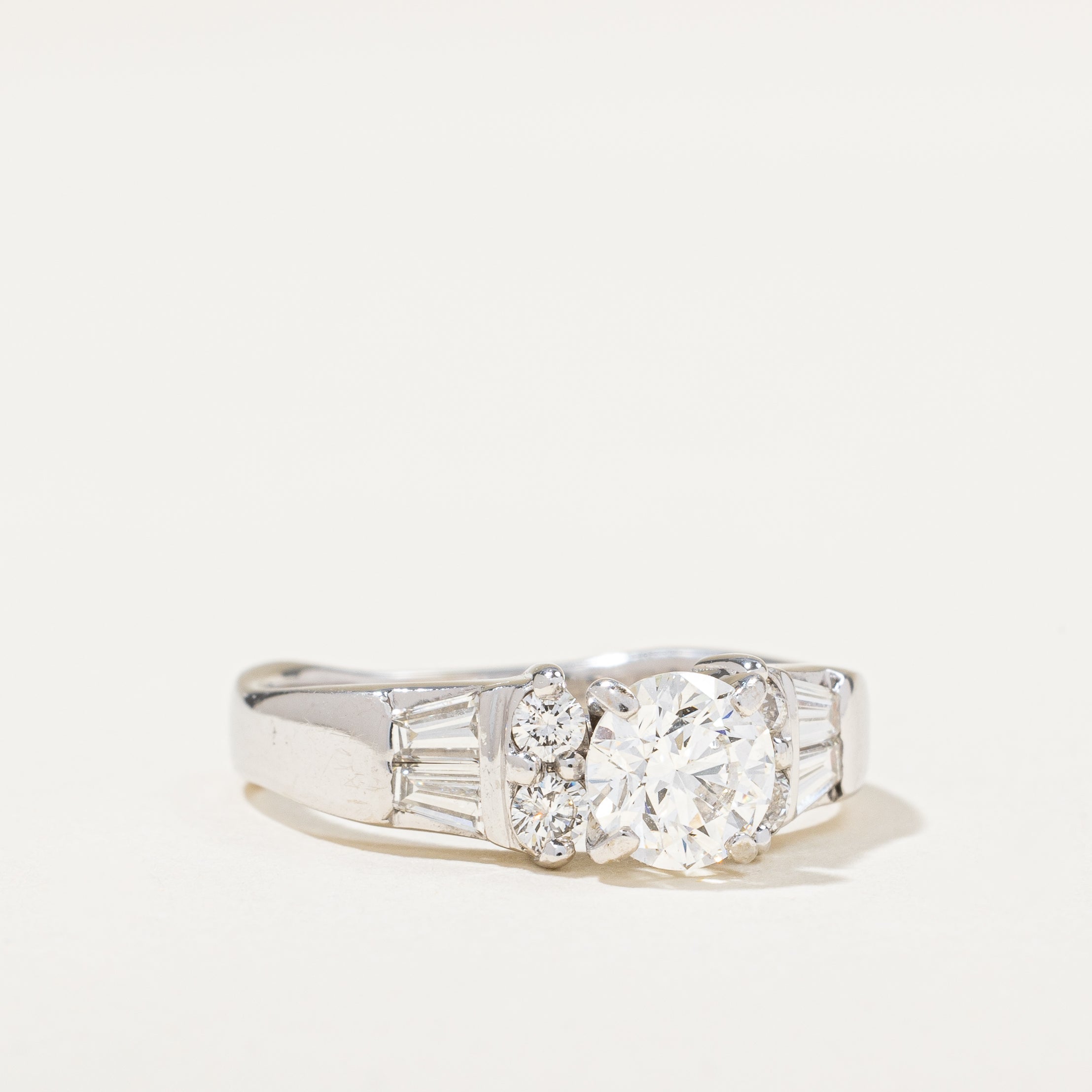 Diamond Engagement Ring | 0.78ct SI1 G | 0.36ctw | SZ 7.25 |