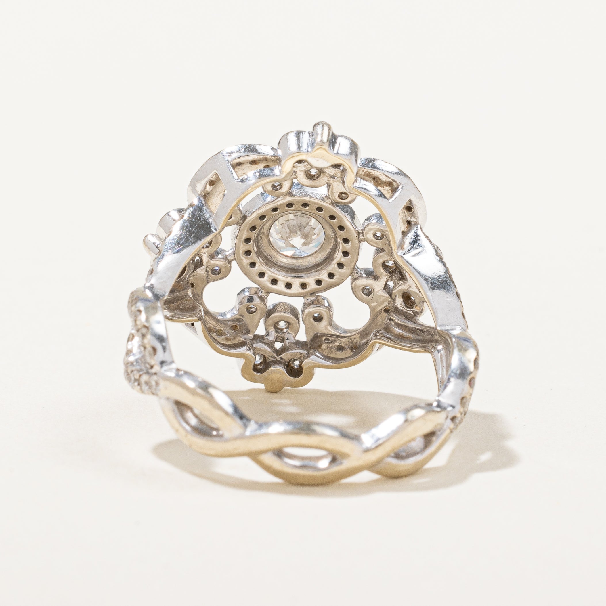 Bague en diamant certifiée GIA | 1,09 ct | Taille 5,5 | 