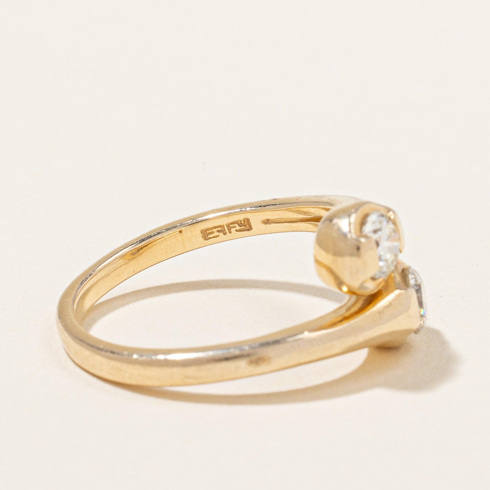 Diamond Bypass Ring | 0.60ctw | SZ 7 |