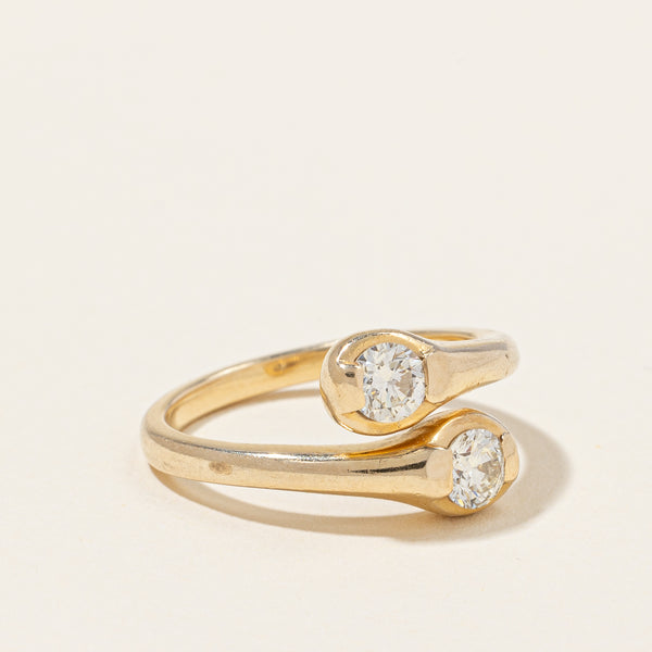 Diamond Bypass Ring | 0.60ctw | SZ 7 |