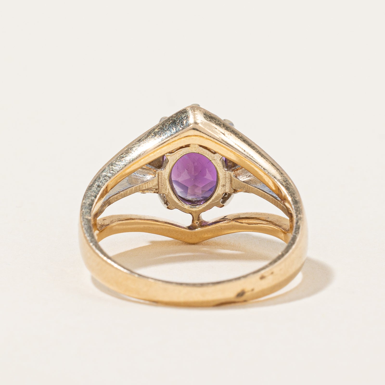 Amethyst & Diamond Ring | 1.50ct, 0.06ctw | SZ 5.25 |