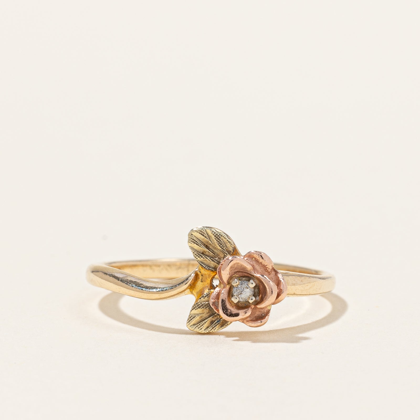 Diamond Rose Ring | 0.015ct | SZ 7.75 |