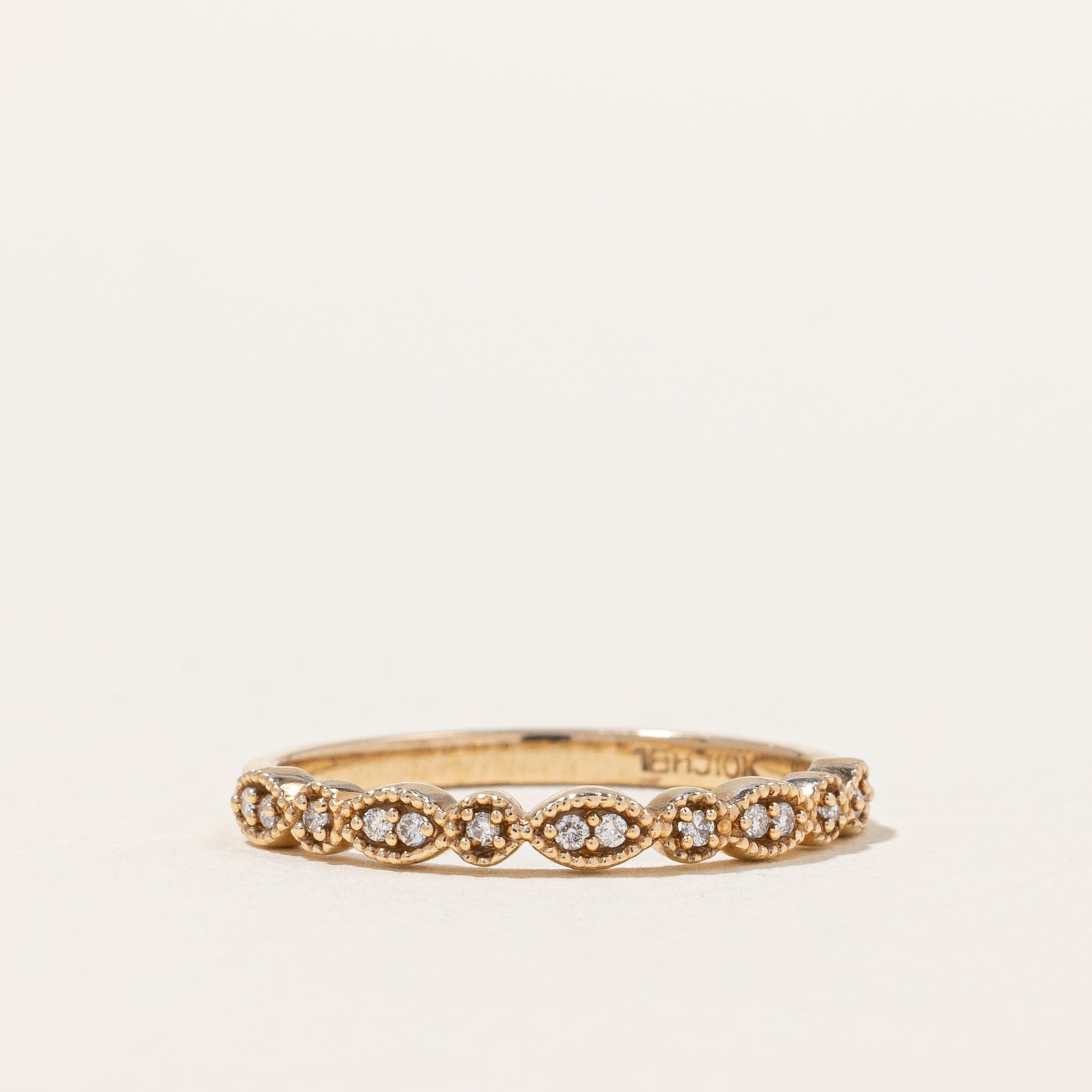 Diamond Semi Eternity Band | 0.07ctw | SZ 6.25 |