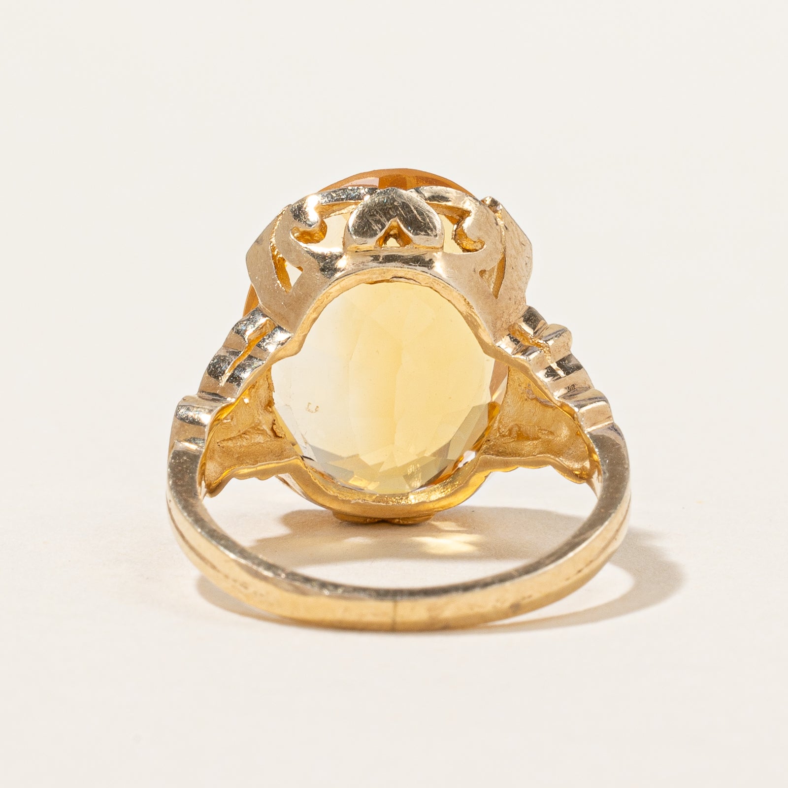 Citrine Cocktail Ring | 4.60ct | SZ 4.25 |