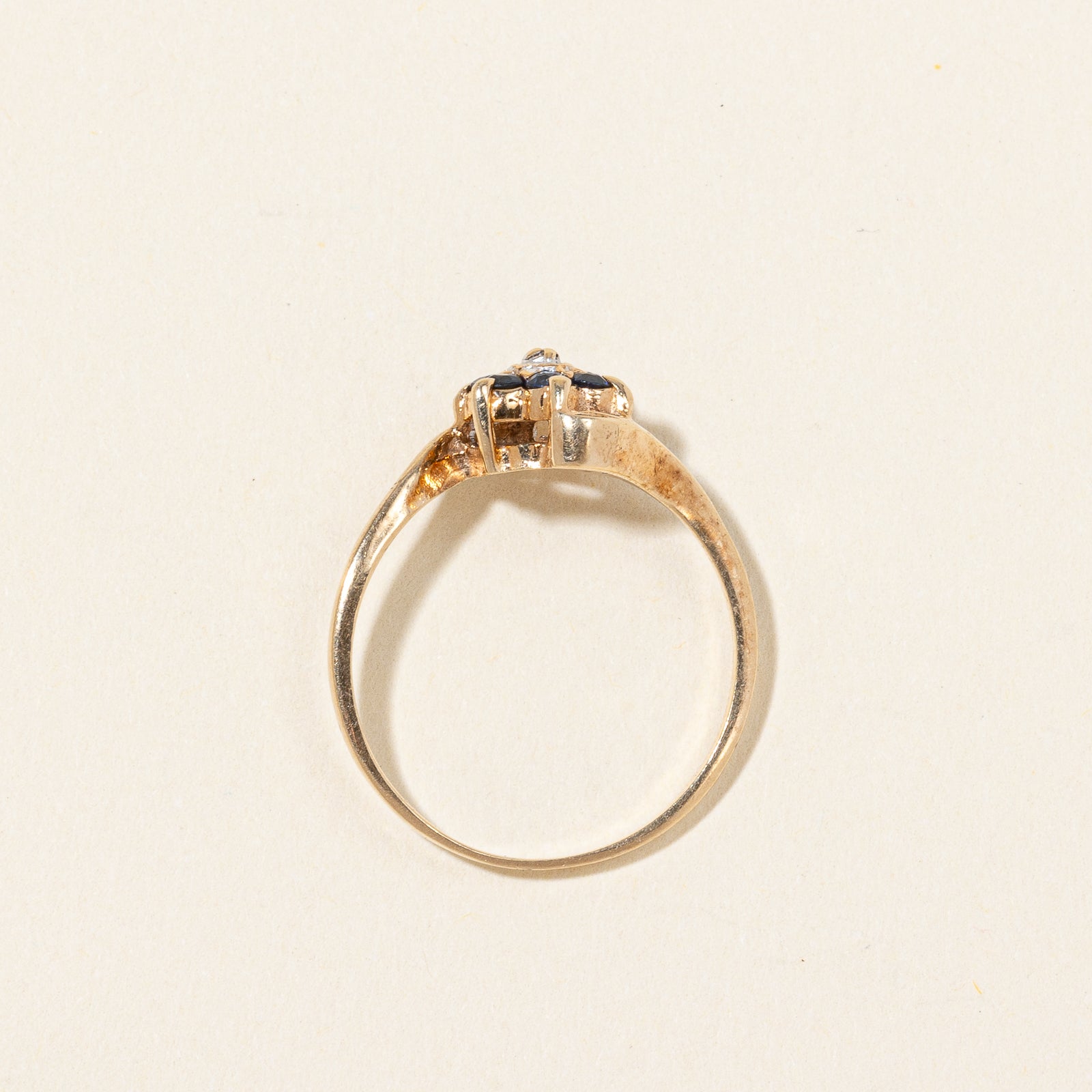 Sapphire & Diamond Ring | 0.15ctw, 0.005ct | SZ 5.25 |