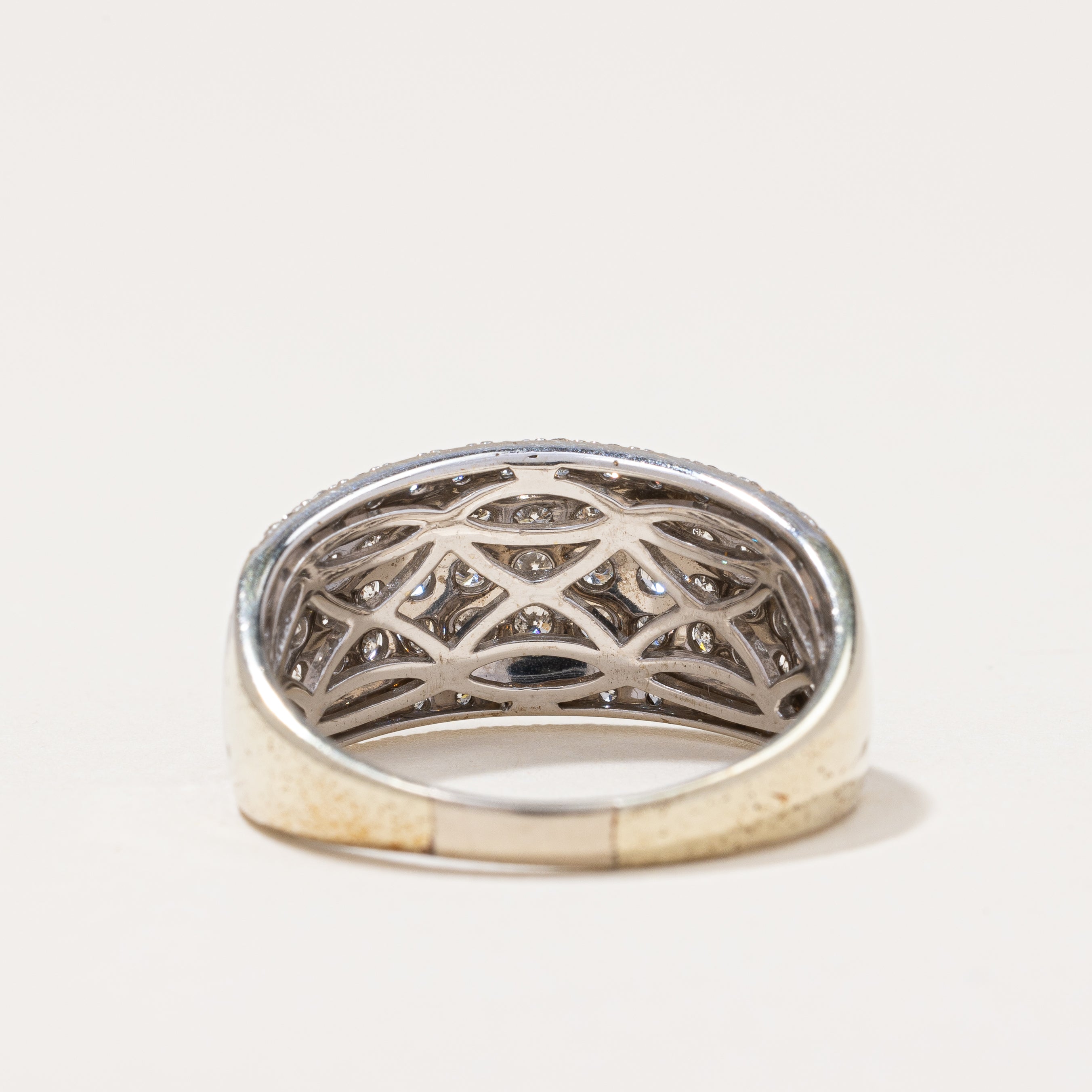 Michael Hill' Wide Diamond Ring | 1.00ctw | SZ 9.75 |