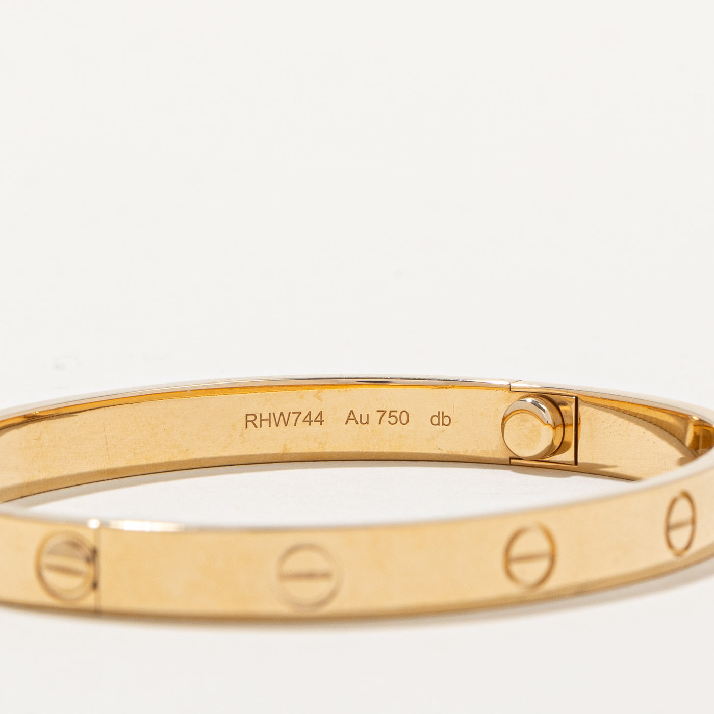 'Cartier' Love Bracelet, Classic Model | Cartier Size 18 |