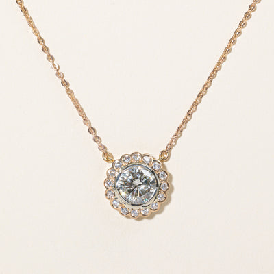 Vintage Mid-Century 3.76ct GIA-graded Natural Diamond Necklace | 3.76ct GIA Diamond | Vintage Italian Hallmark 'Balestra' | 4.48ctw | 17