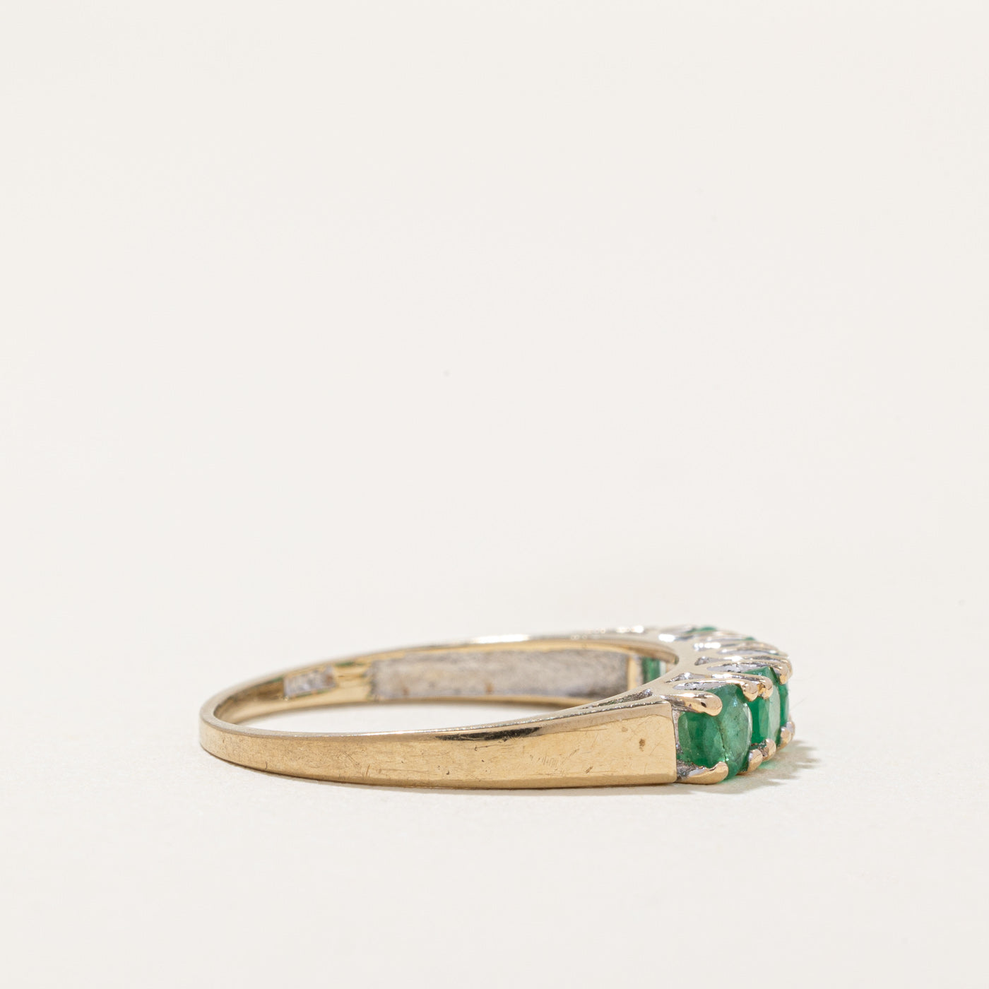 Five Stone Emerald Ring | 0.33ctw | SZ 5 |