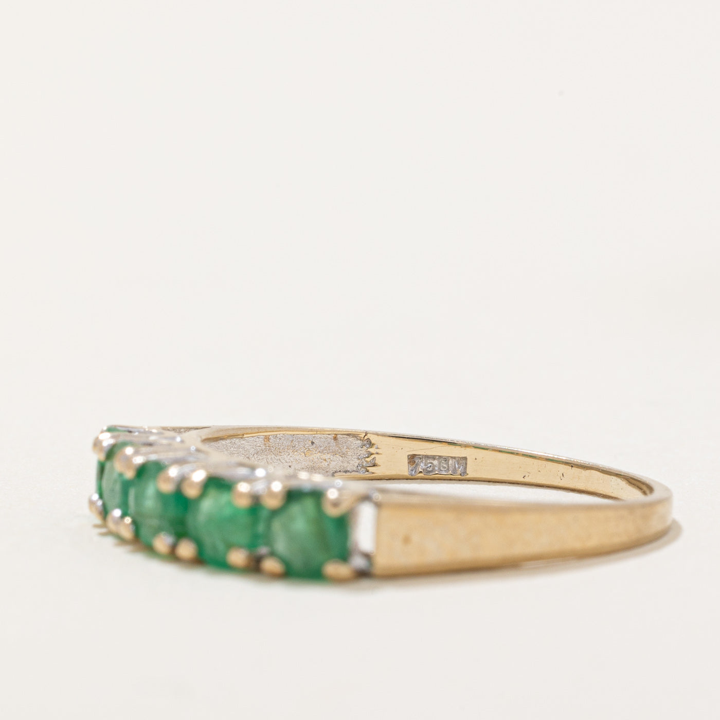 Five Stone Emerald Ring | 0.33ctw | SZ 5 |