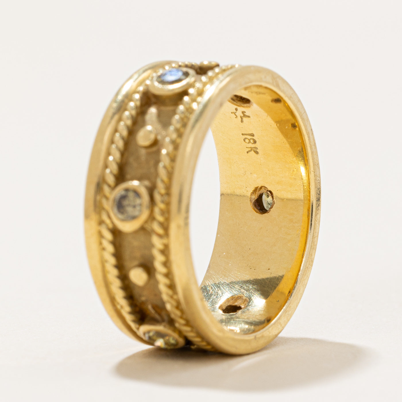 Bague en diamant jaune | 0,30 ct | Taille 6 | 