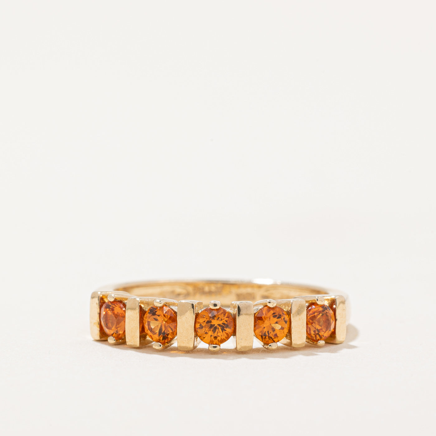 Five Stone Yellow Sapphire Band | 0.23ctw | SZ 5 |
