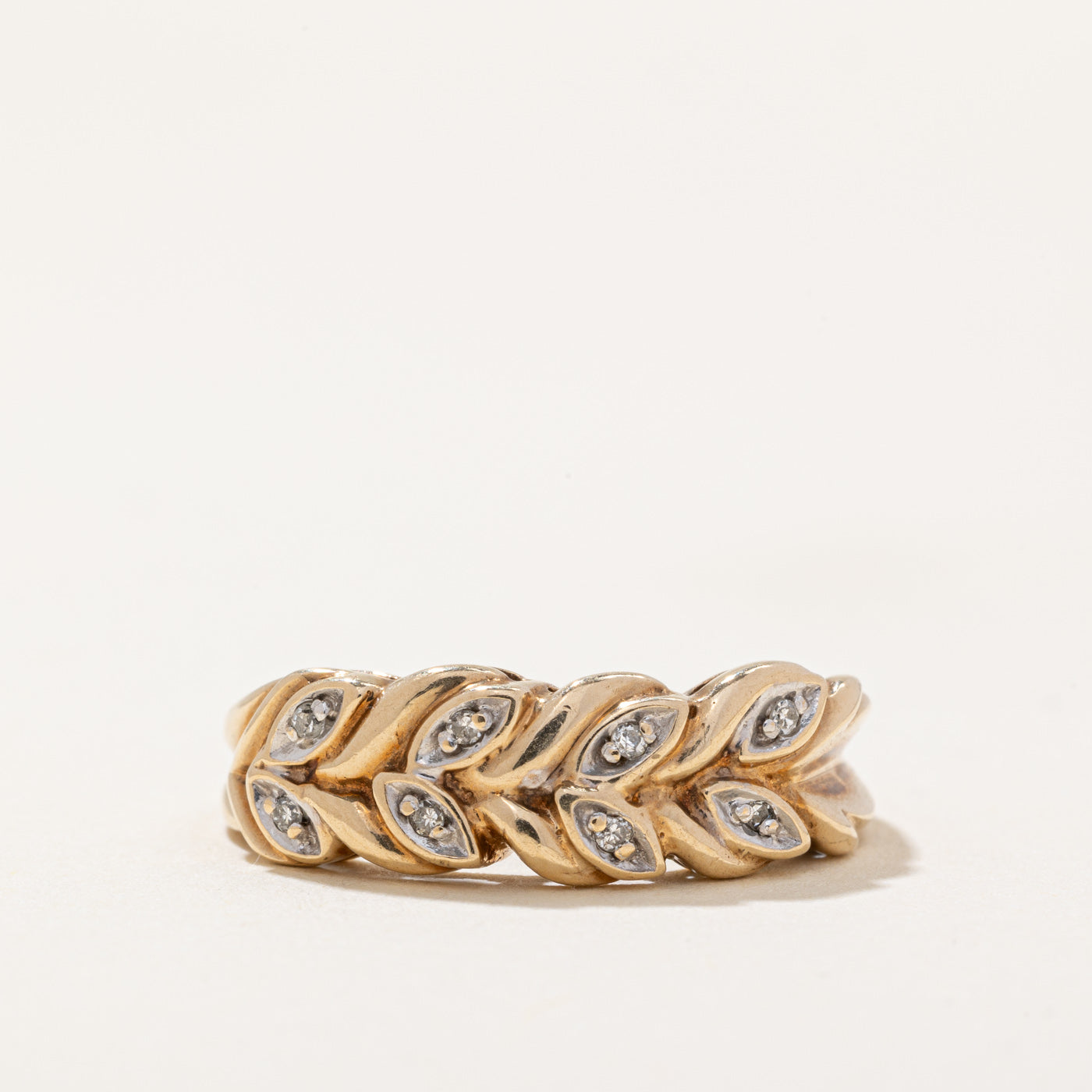 Diamond Vine Ring | 0.02ctw | SZ 6.25 |