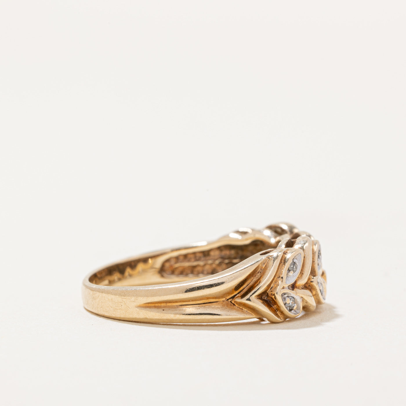 Diamond Vine Ring | 0.02ctw | SZ 6.25 |