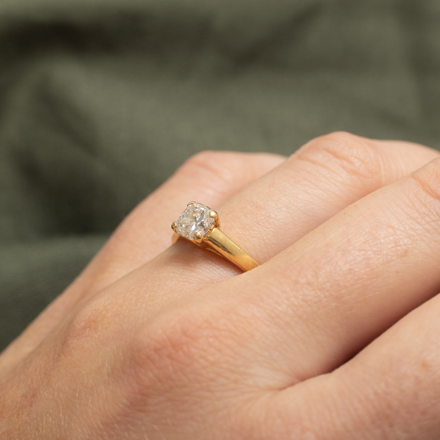 Solitaire Diamond Engagement Ring | 1.01 ct, SZ 6.75 |