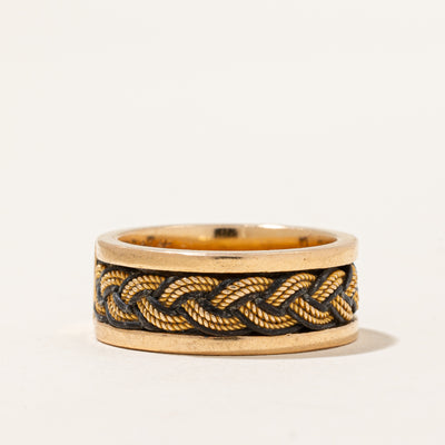 Yellow Gold Braided Band | SZ 6 |