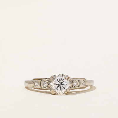 1940s Five Stone Diamond Ring | 0.63ctw | SZ 5.5 |
