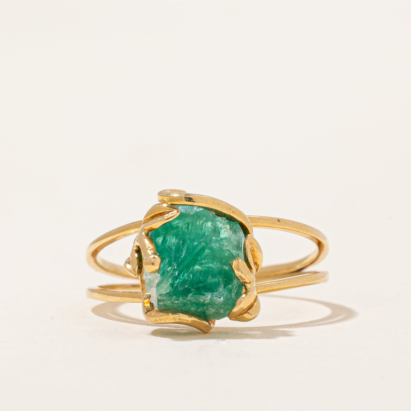 Rough Emerald Crystal Ring | 2.50ct | SZ 6.75 |