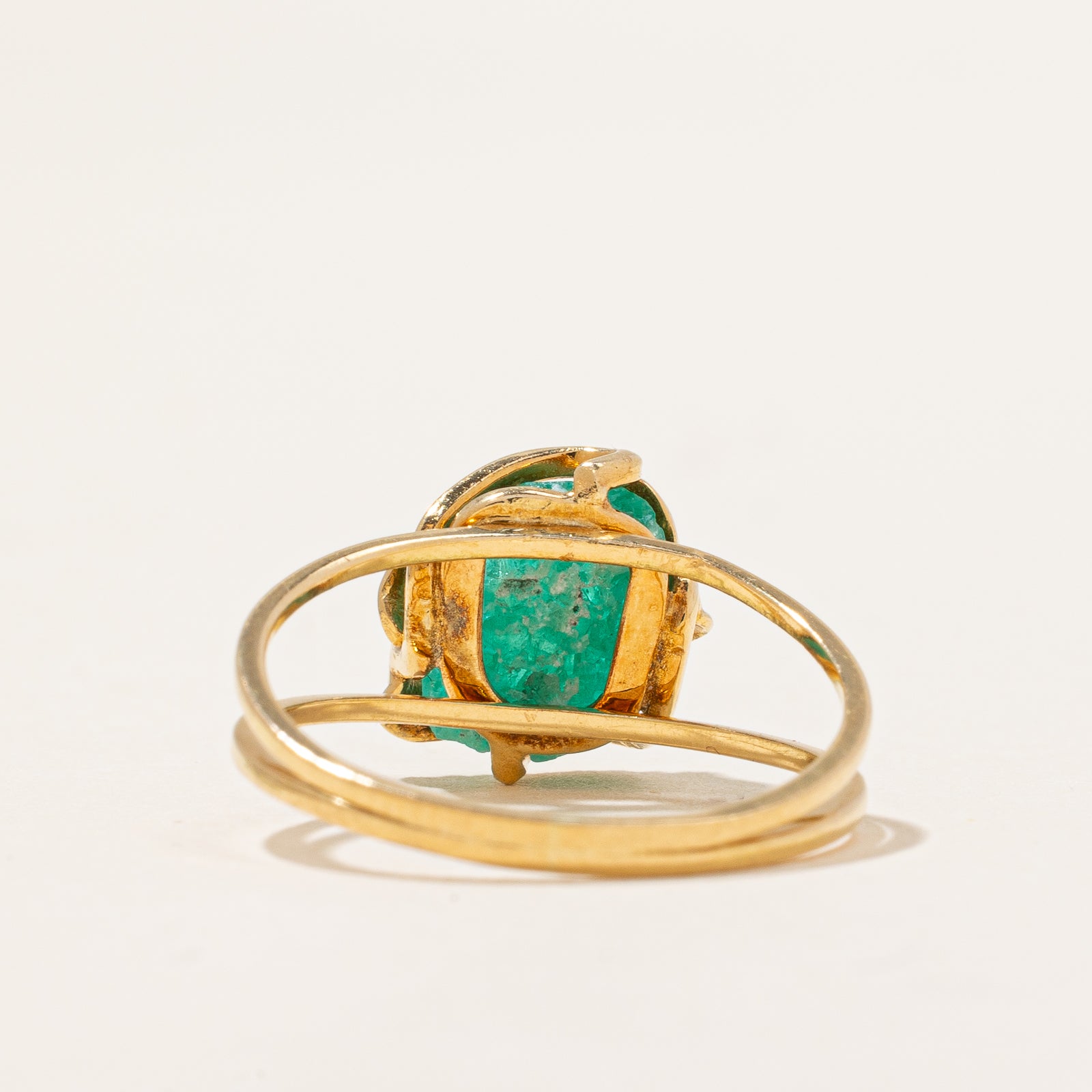 Rough Emerald Crystal Ring | 2.50ct | SZ 6.75 |