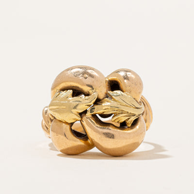 Leaf Detailed Keeper Ring | SZ 9 |