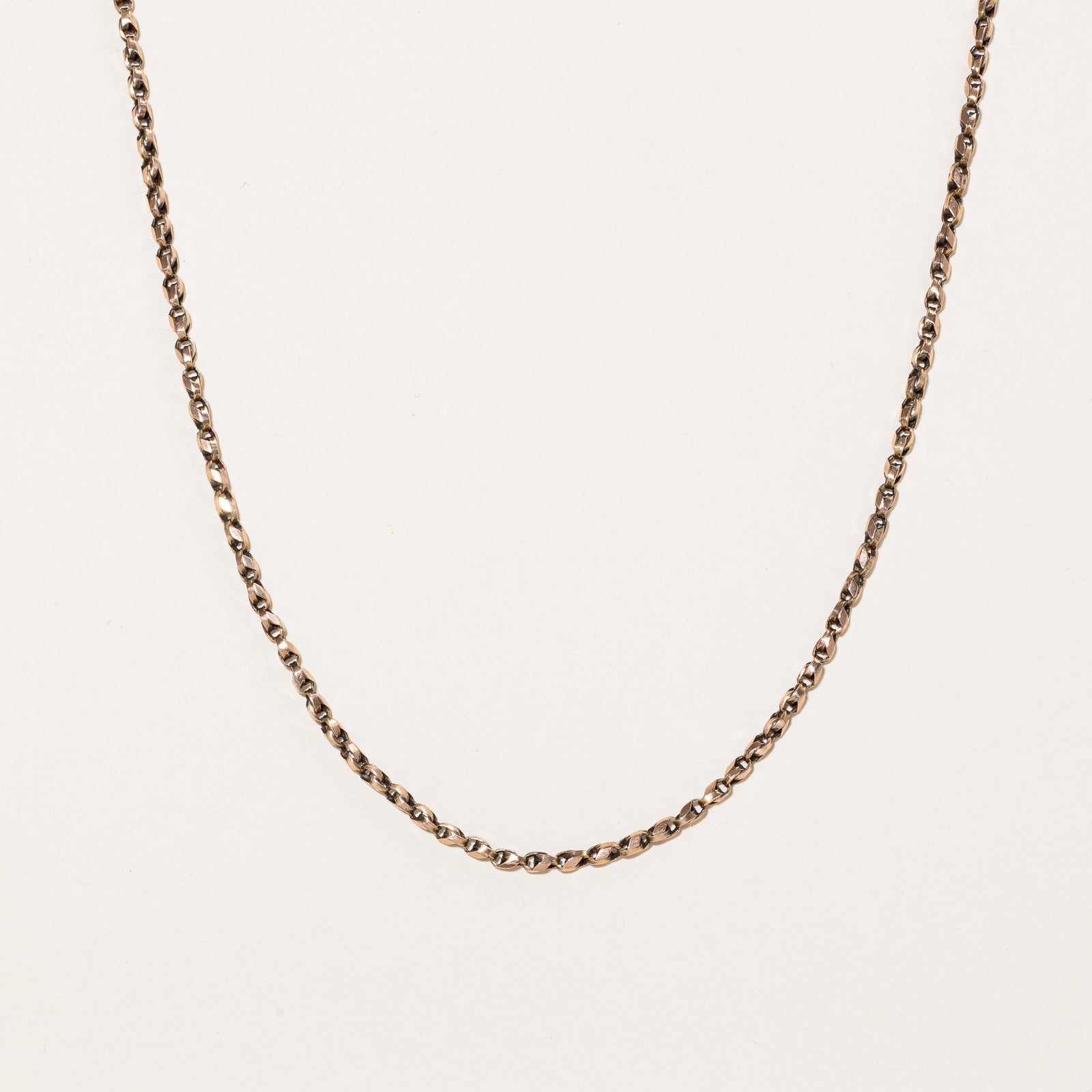 9k Yellow Gold Necklace | 18" |