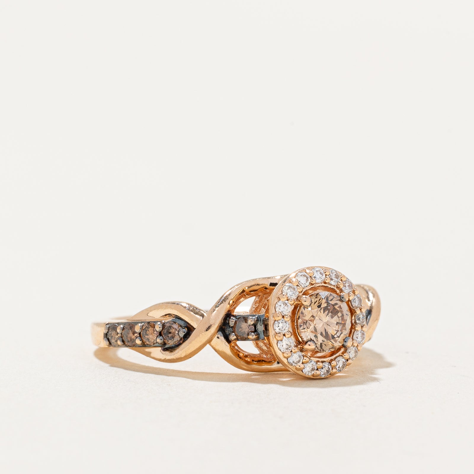 'Le Vian' Brown Diamond Engagement Ring | 0.60ctw | SZ 6.75 |
