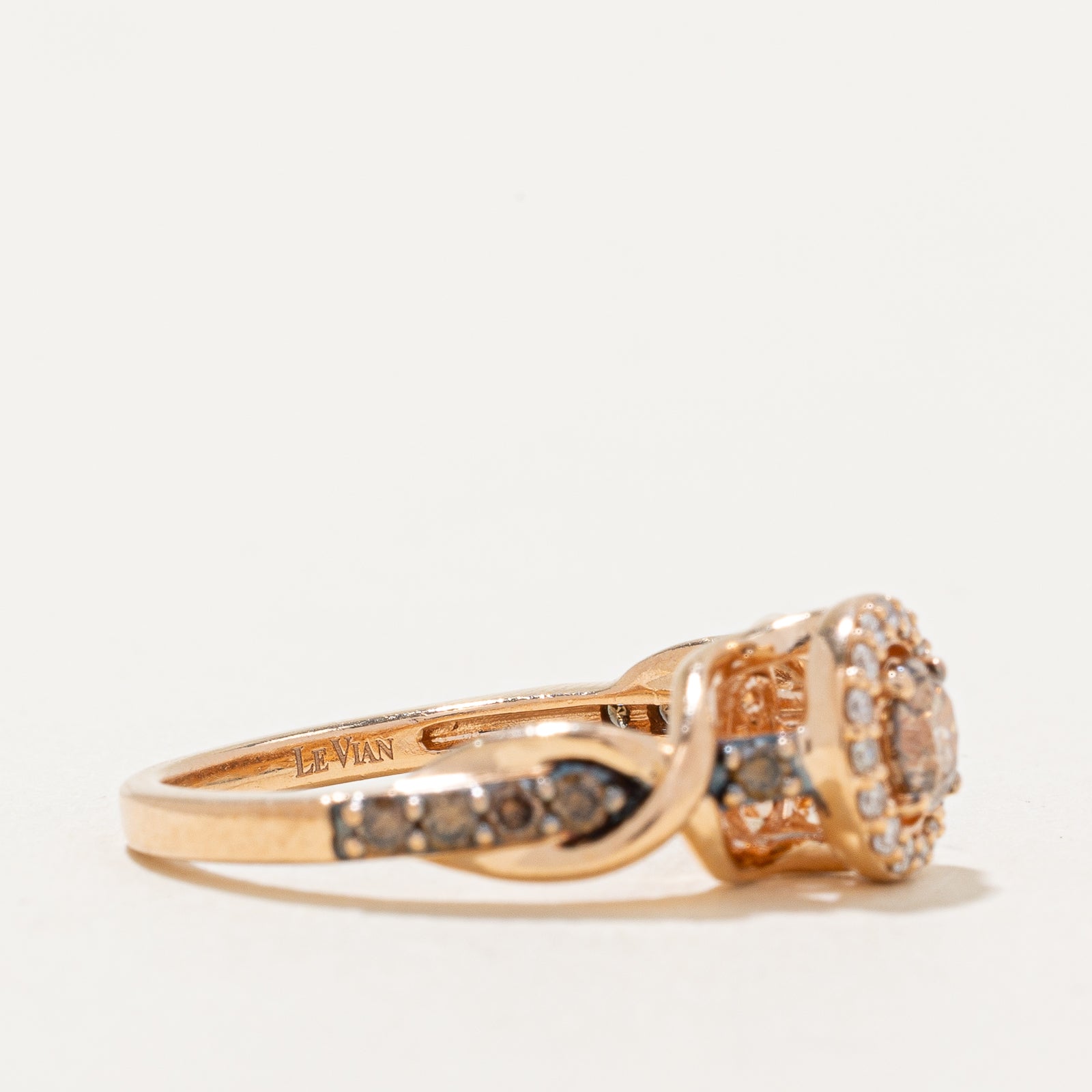 'Le Vian' Brown Diamond Engagement Ring | 0.60ctw | SZ 6.75 |
