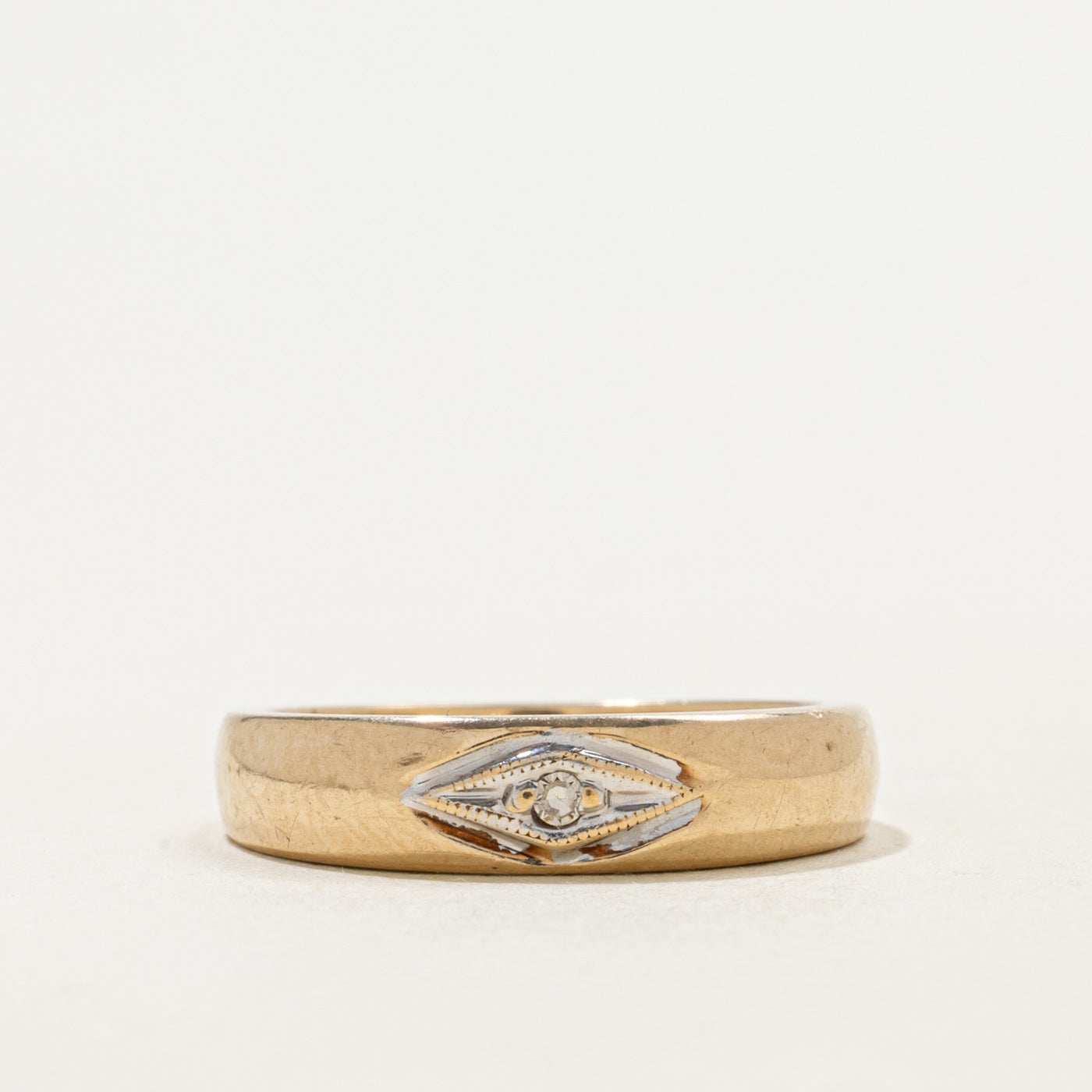 Bague en diamant unique | 0,01 ct | Taille 4,5 | 