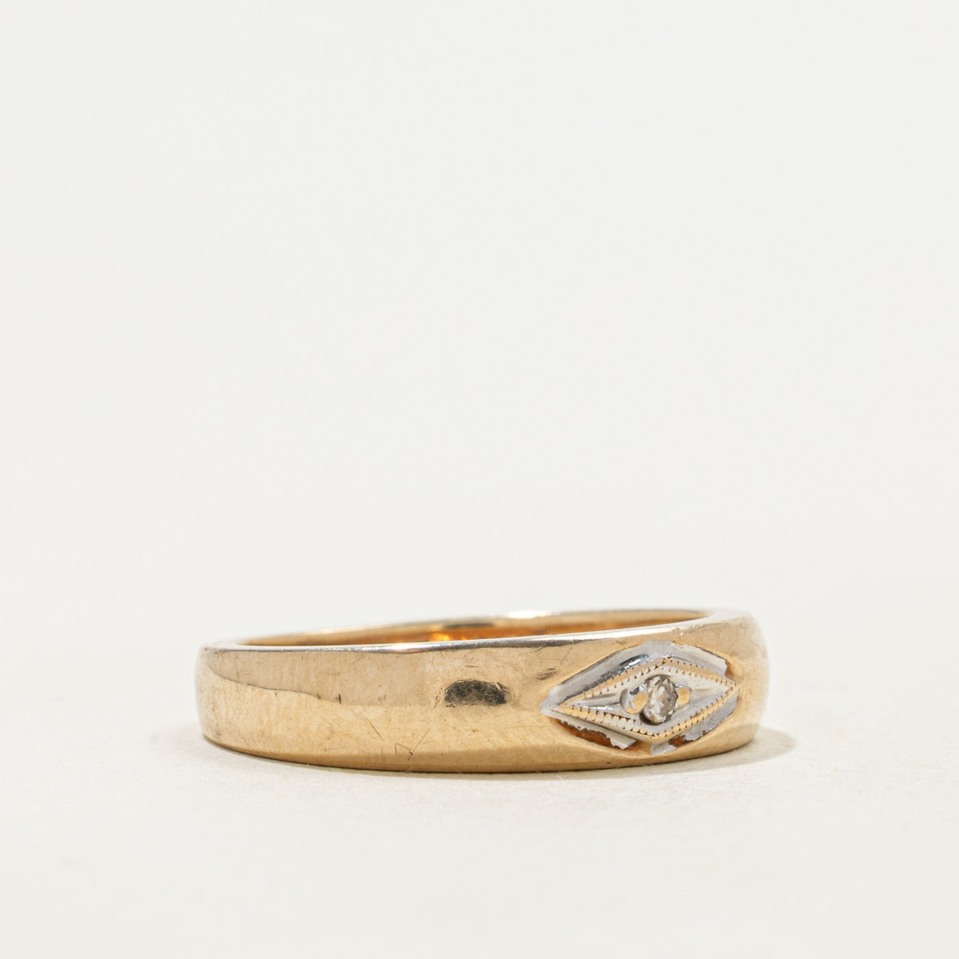 Bague en diamant unique | 0,01 ct | Taille 4,5 | 