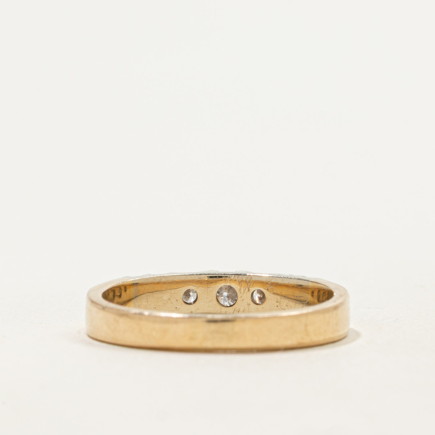 Channel Set Semi Eternity Diamond Band | 0.22ctw | SZ 7
