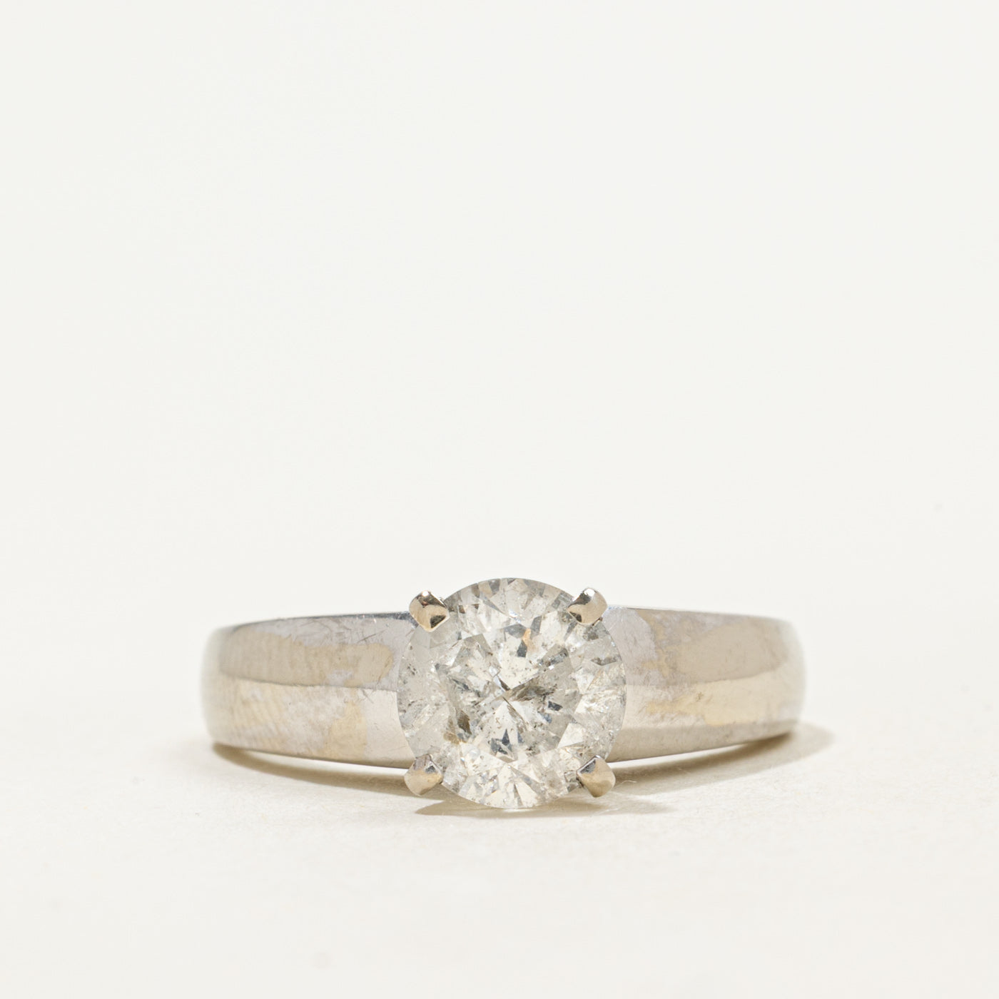 Bague de fiançailles solitaire en diamant | 1,50 ct | Taille 6,5 | 