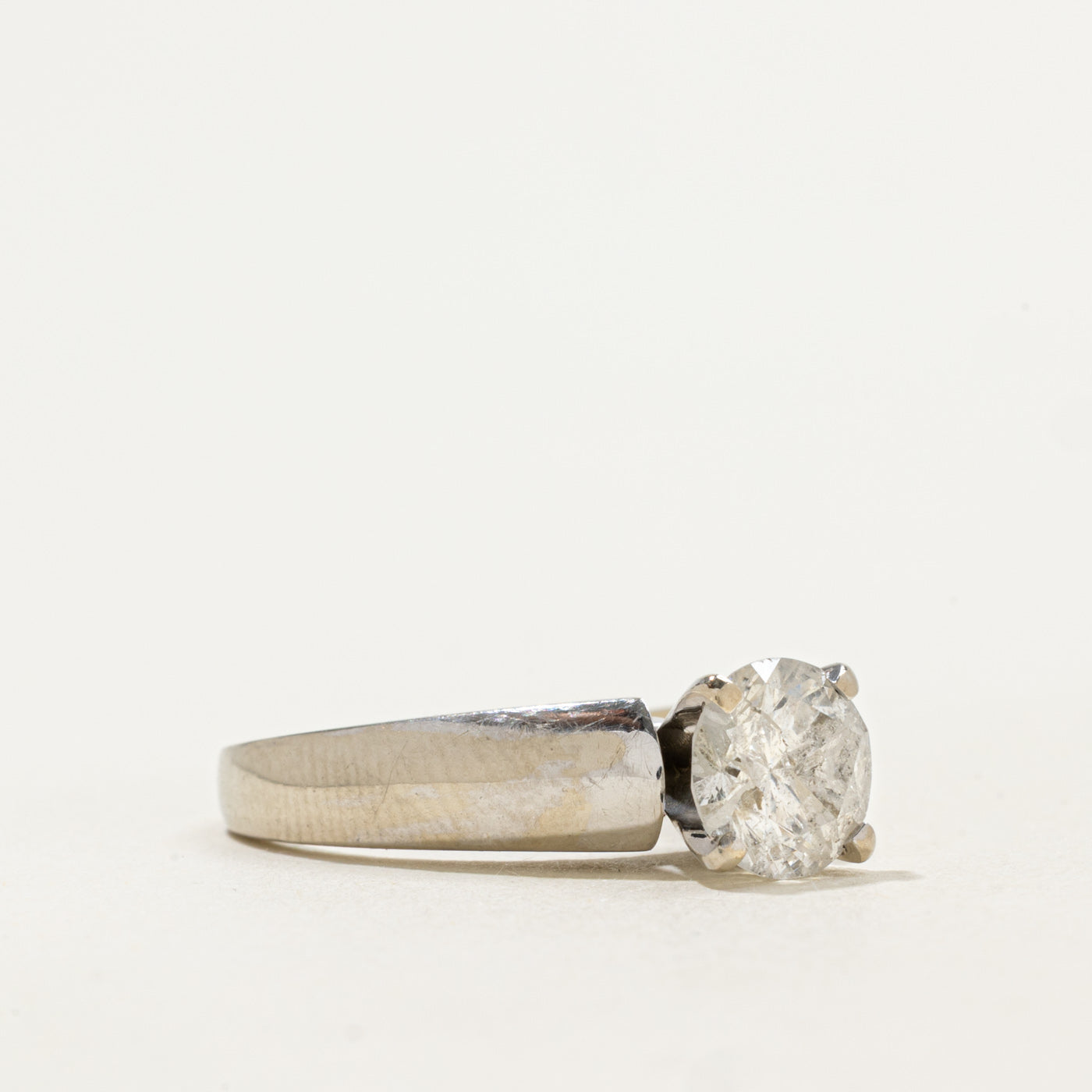 Bague de fiançailles solitaire en diamant | 1,50 ct | Taille 6,5 | 