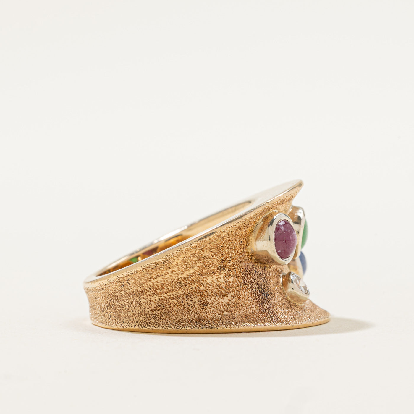 Bague sertie clos à finition scintillante | 1,24 ct | Taille 5,75 | 