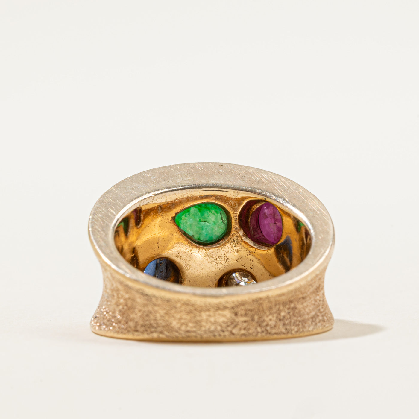 Bague sertie clos à finition scintillante | 1,24 ct | Taille 5,75 | 