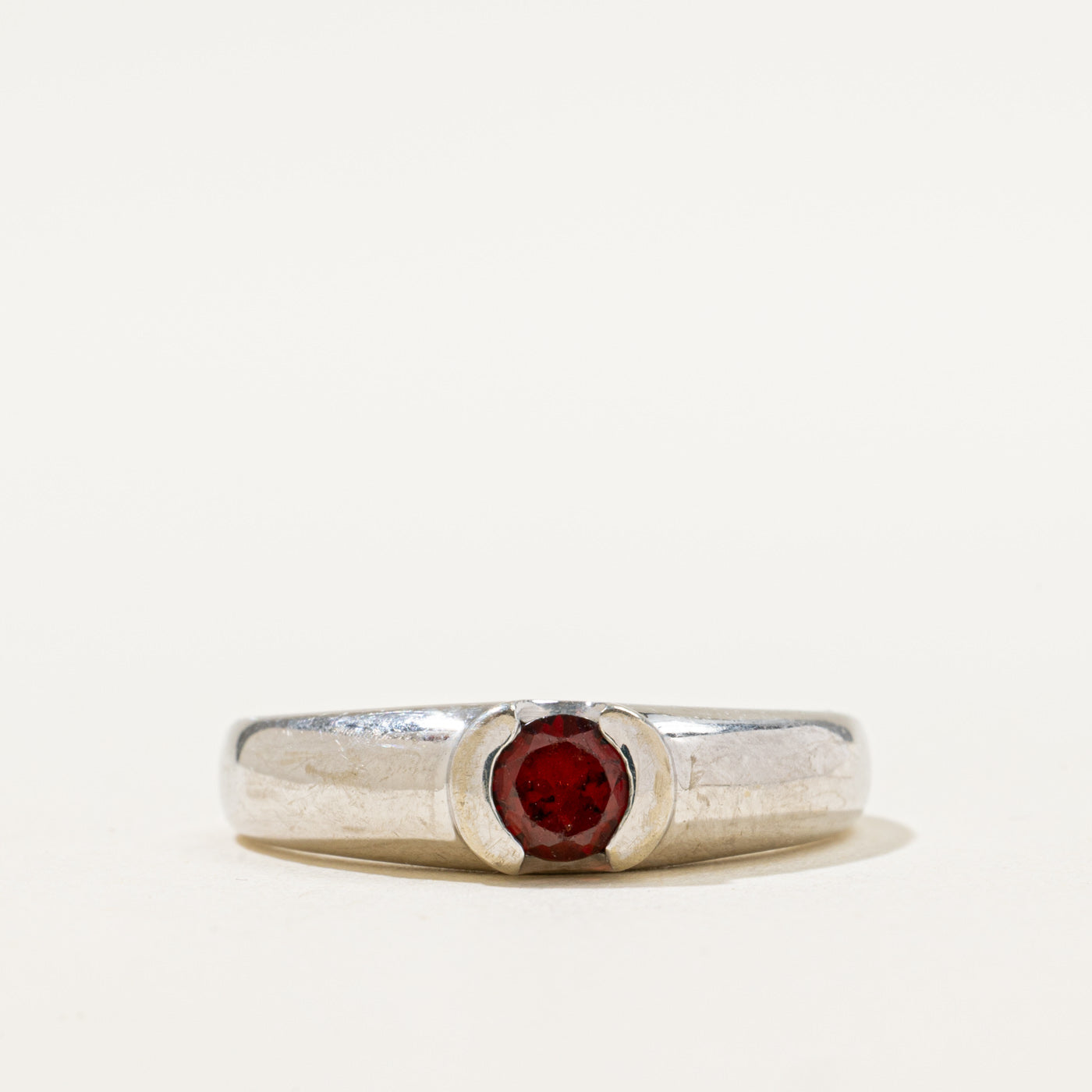 'Birks' Garnet Ring | 0.50ct | SZ  7 |