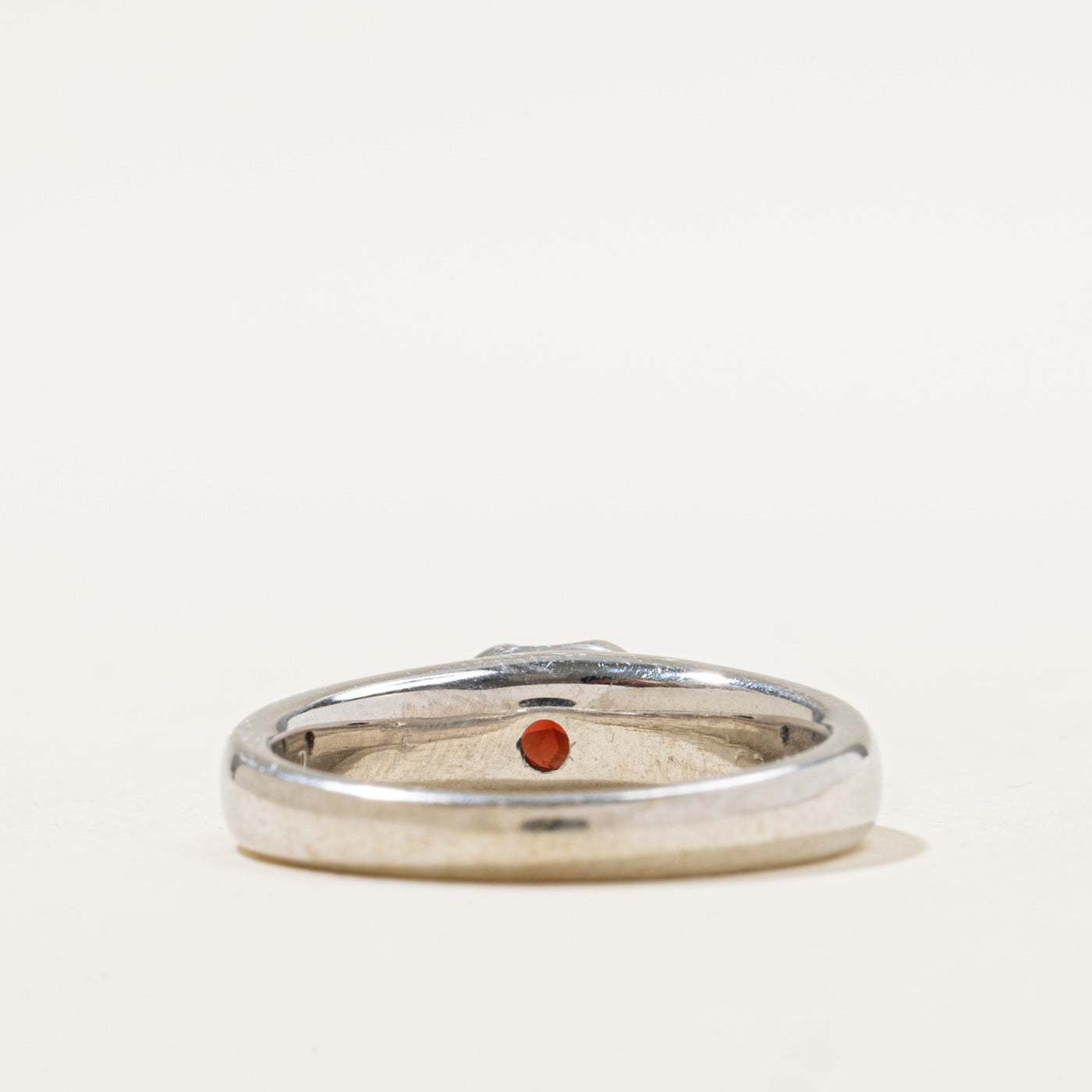 Bague en grenat « Birks » | 0,50 ct | Taille 7 | 