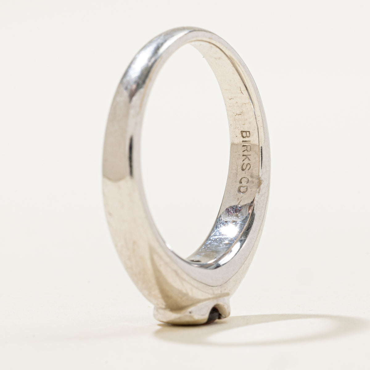 Bague en grenat « Birks » | 0,50 ct | Taille 7 | 