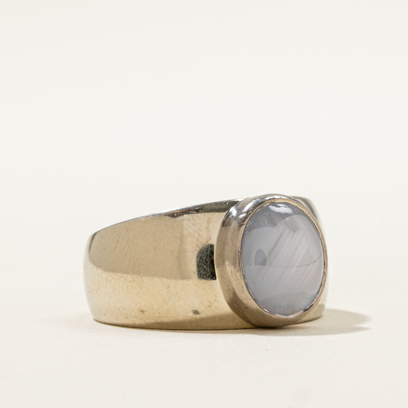 Bague saphir étoilé | 5,00 ct | Taille 7,25 | 