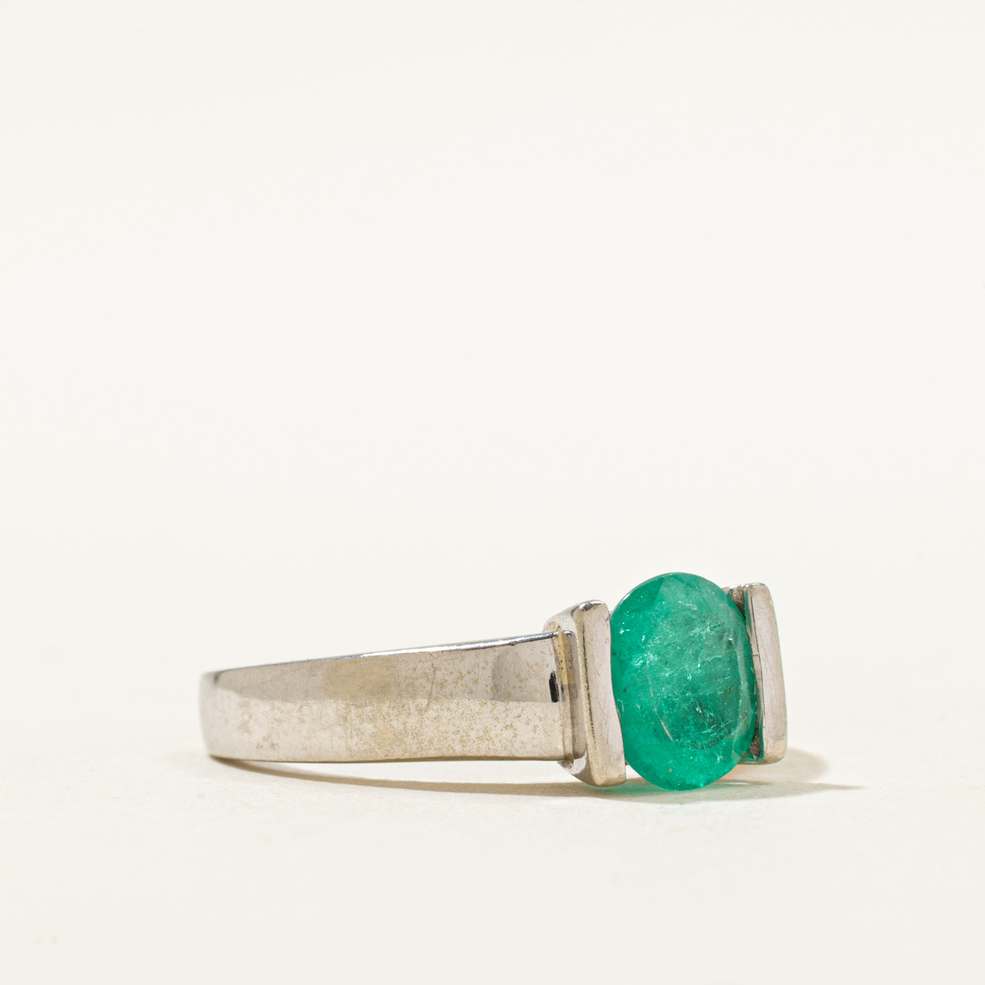 Solitaire Emerald Ring | 1.30ct | SZ 6 |